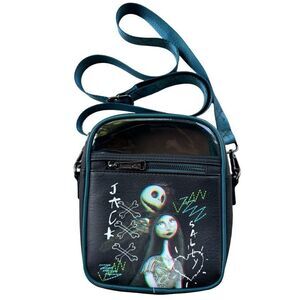 Disney Parks Loungefly Crossbody Purse Nightmare Before Christmas Jack Sally Bag
